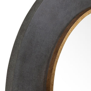 Saul Round Mirror - full-length mirror for creating the illusion of space and light | Image 3 | InSTYLE Home & Rugs