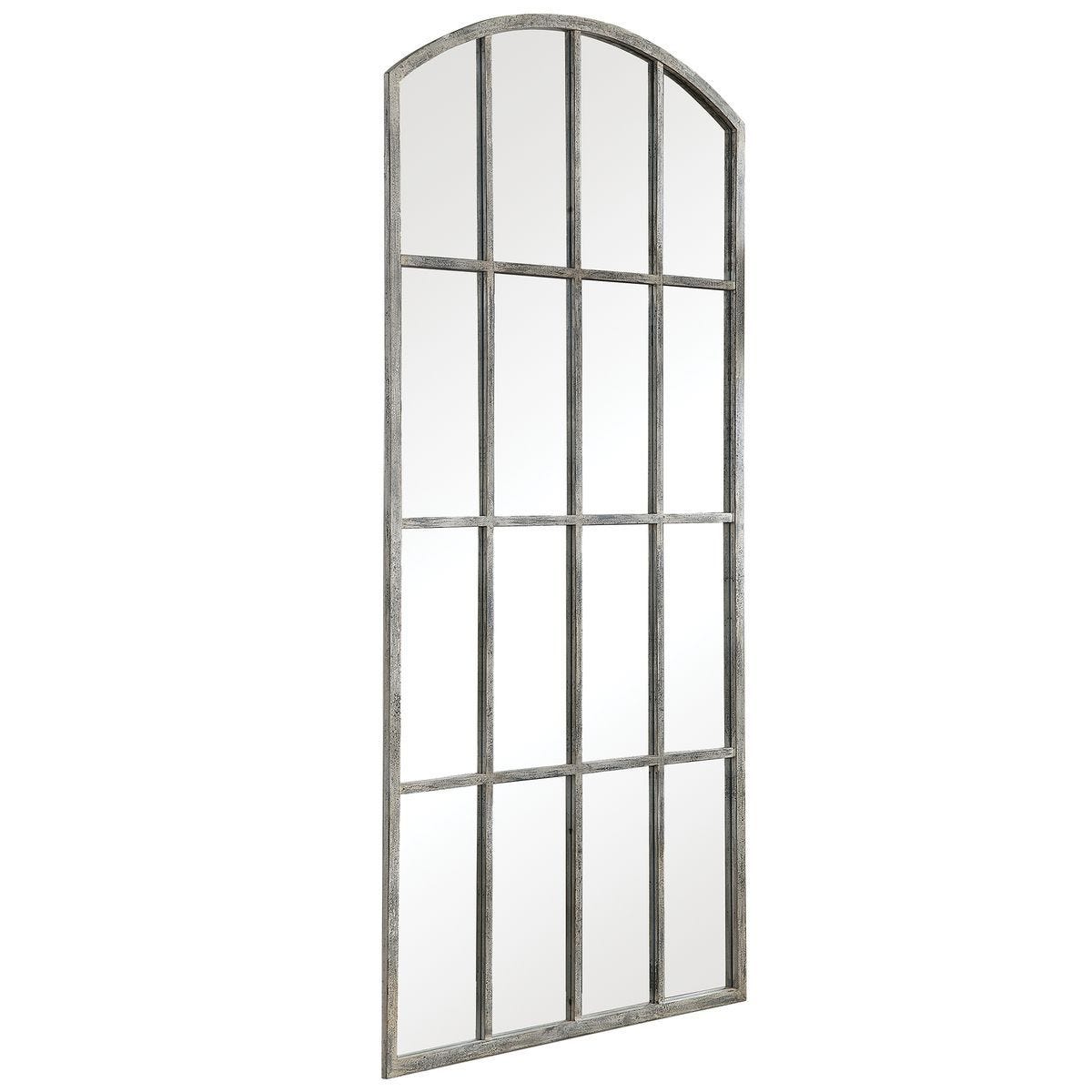 Amiel Large Arch Mirror, Ivory - full-length mirror for creating the illusion of space and light | Image 8 | InSTYLE Home & Rugs