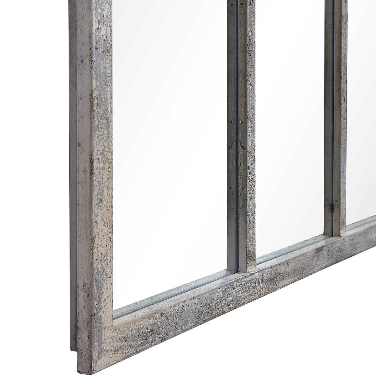 Amiel Large Arch Mirror, Ivory - full-length mirror for creating the illusion of space and light | Image 5 | InSTYLE Home & Rugs
