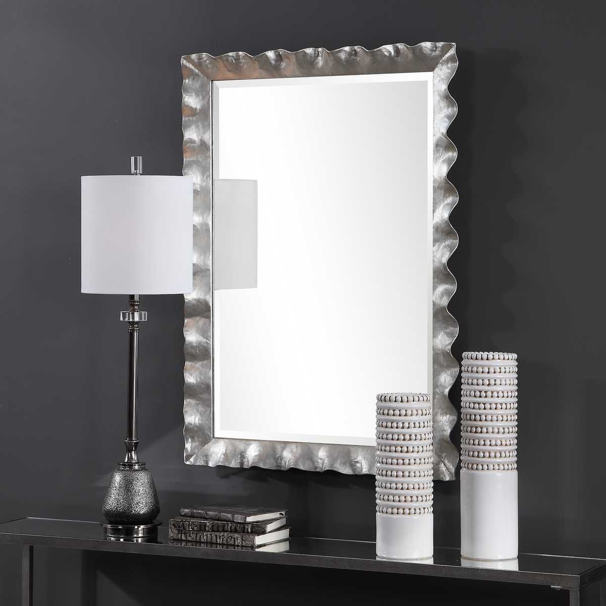 Haya Mirror - modern mirror with sleek design for contemporary interiors | Image 3 | InSTYLE Home & Rugs