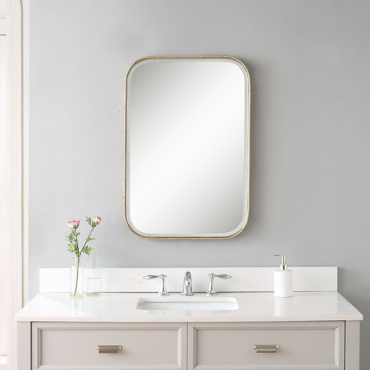 Malay Vanity Mirror - full-length mirror for creating the illusion of space and light | Image 1 | InSTYLE Home & Rugs