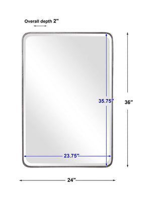 Aramis Mirror - modern mirror with sleek design for contemporary interiors | Image 6 | InSTYLE Home & Rugs