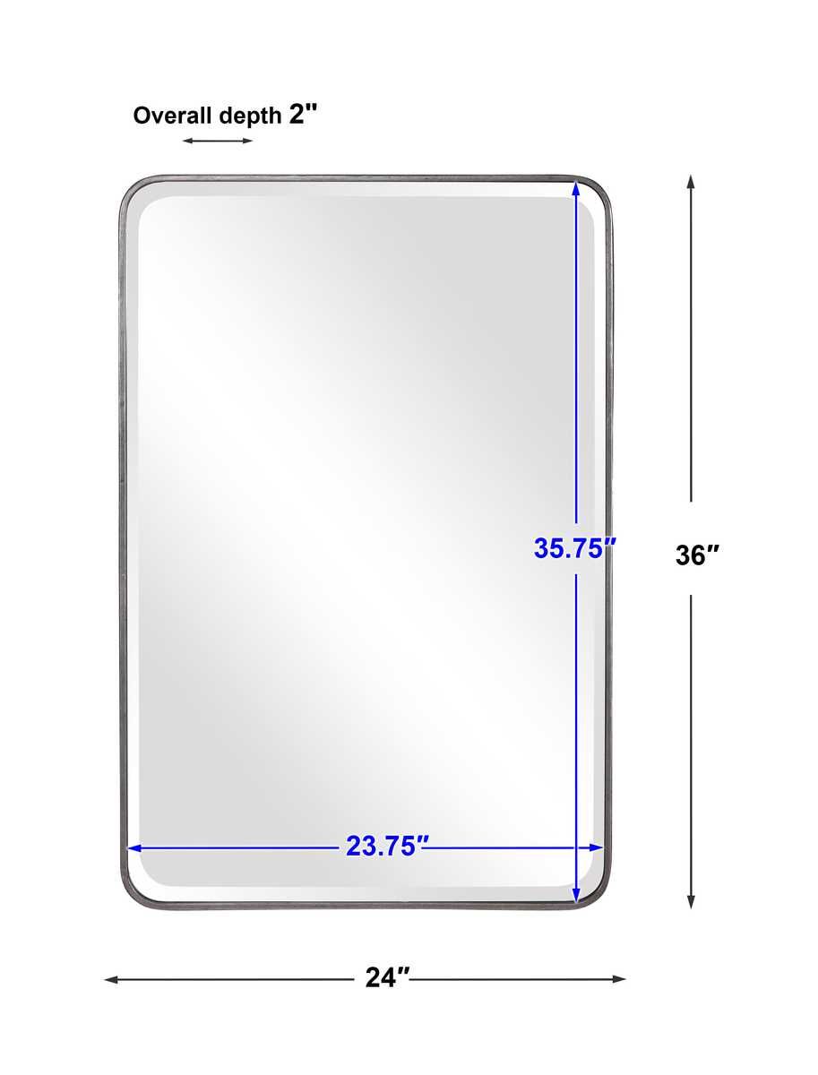 Aramis Mirror - modern mirror with sleek design for contemporary interiors | Image 6 | InSTYLE Home & Rugs
