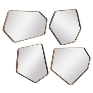 Linneah Mirrors, Gold, S/4 - perfect for enhancing light and creating a sense of space | Image 7 | InSTYLE Home & Rugs