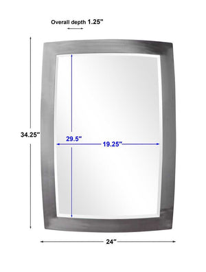 Haskill Mirror - modern mirror with sleek design for contemporary interiors | Image 7 | InSTYLE Home & Rugs