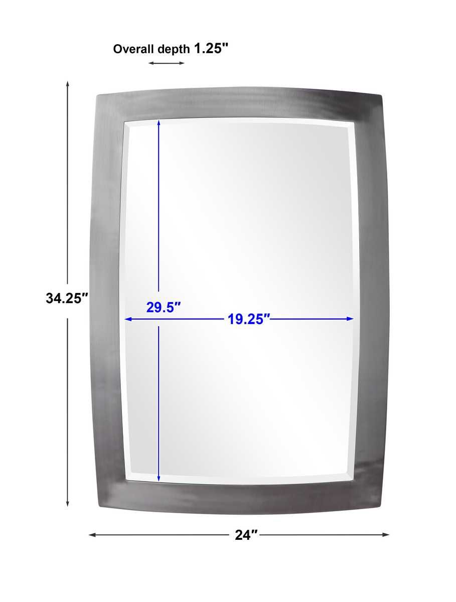 Haskill Mirror - modern mirror with sleek design for contemporary interiors | Image 7 | InSTYLE Home & Rugs