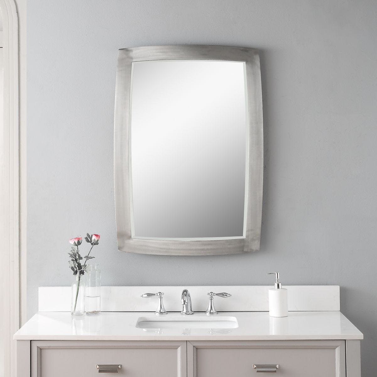Haskill Mirror - modern mirror with sleek design for contemporary interiors | Image 1 | InSTYLE Home & Rugs