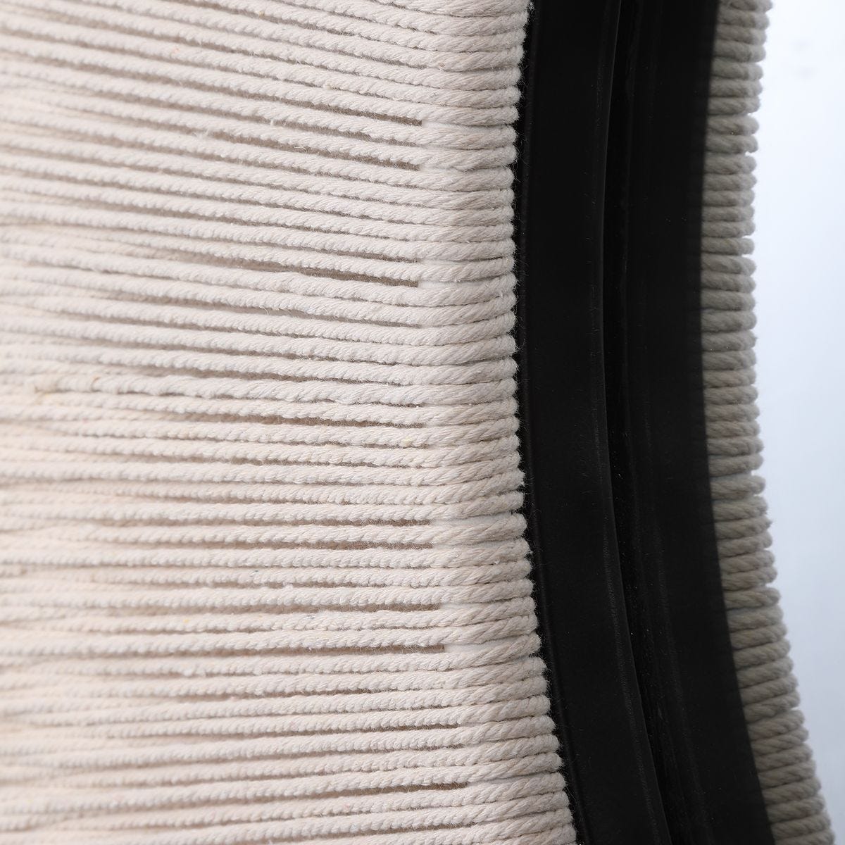 Sailor's Knot Round Mirror, White - modern mirror with sleek design for contemporary interiors | Image 4 | InSTYLE Home & Rugs