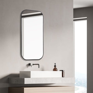 Taft Mirror, Black - modern mirror with sleek design for contemporary interiors | Image 6 | InSTYLE Home & Rugs