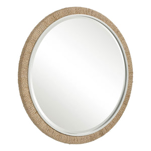 Carbet Round Mirror - full-length mirror for creating the illusion of space and light | Image 3 | InSTYLE Home & Rugs