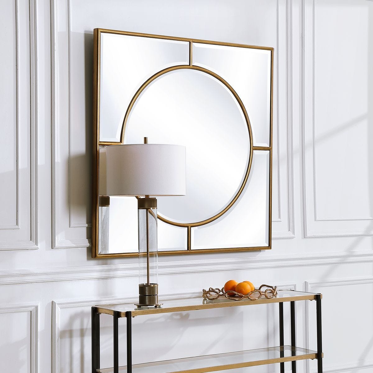 Stanford Square Mirror - elegant mirror for adding style and light to any room | Image 4 | InSTYLE Home & Rugs