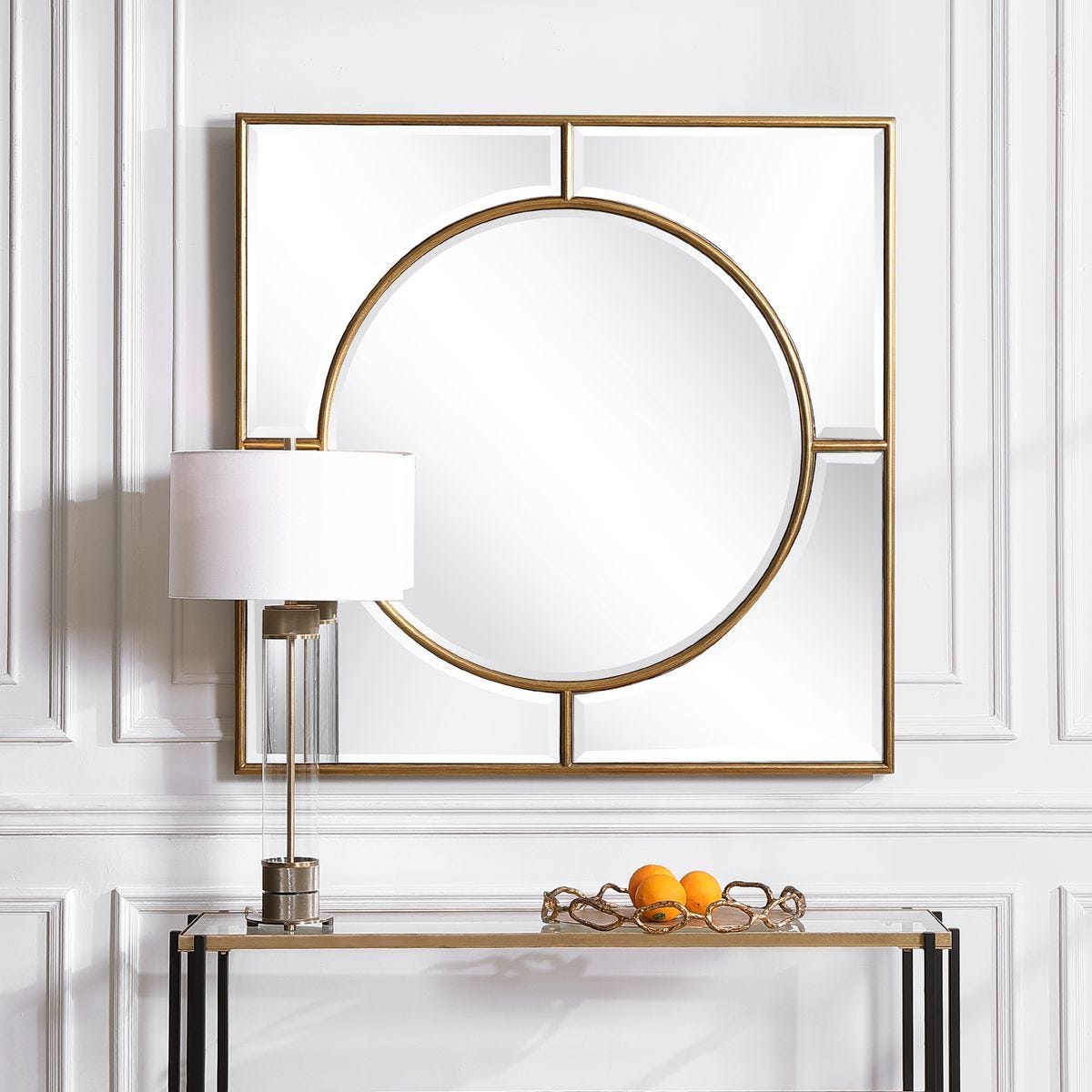 Stanford Square Mirror - elegant mirror for adding style and light to any room | Image 1 | InSTYLE Home & Rugs