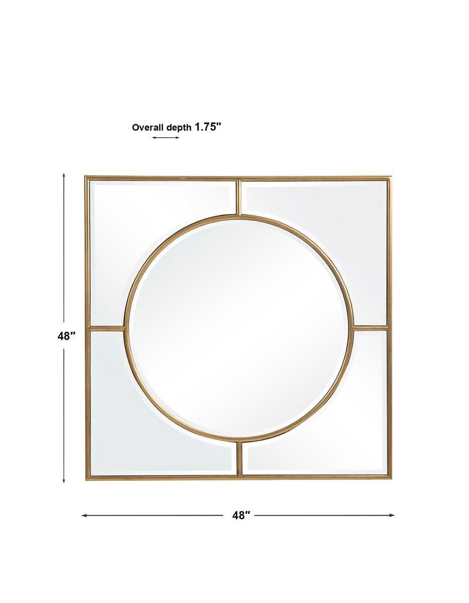 Stanford Square Mirror - elegant mirror for adding style and light to any room | Image 5 | InSTYLE Home & Rugs