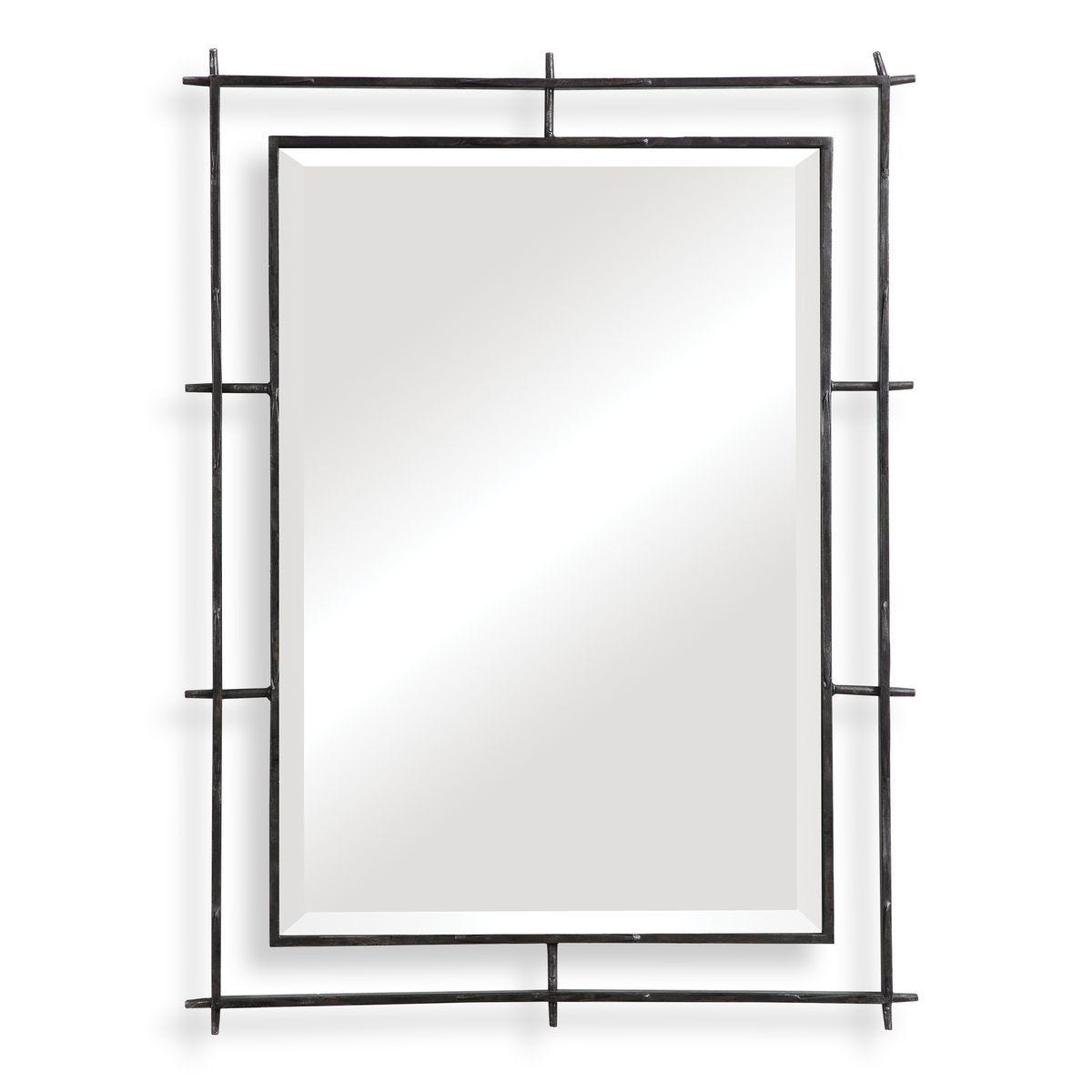 Ironworks Mirror - modern mirror with sleek design for contemporary interiors | Image 2 | InSTYLE Home & Rugs