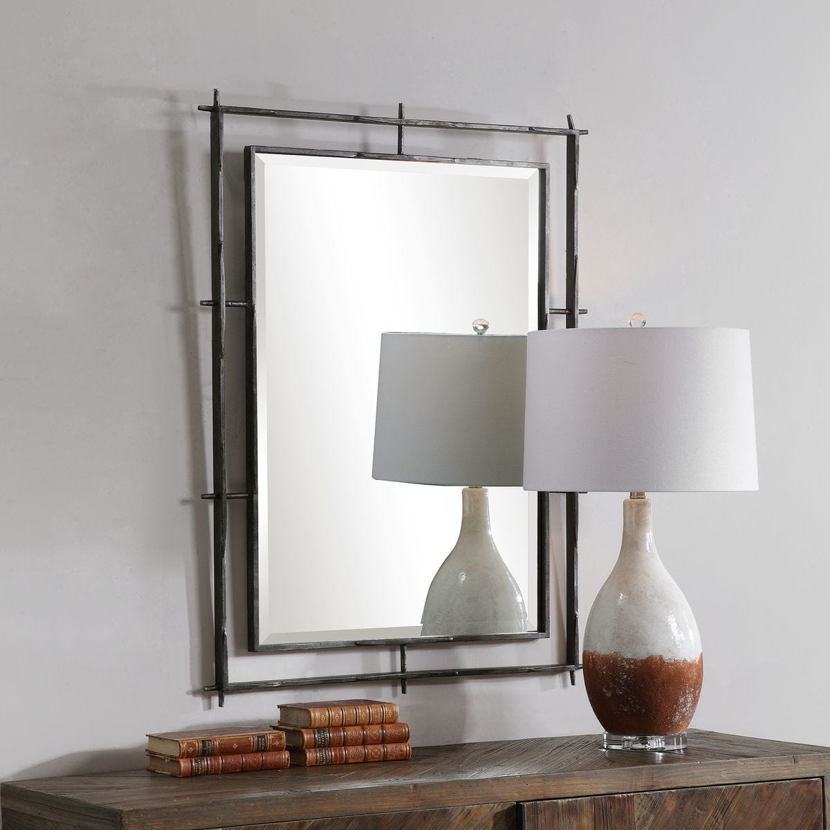 Ironworks Mirror - modern mirror with sleek design for contemporary interiors | Image 5 | InSTYLE Home & Rugs