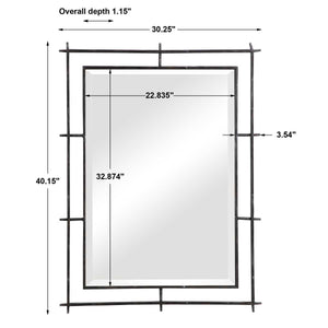 Ironworks Mirror - modern mirror with sleek design for contemporary interiors | Image 6 | InSTYLE Home & Rugs