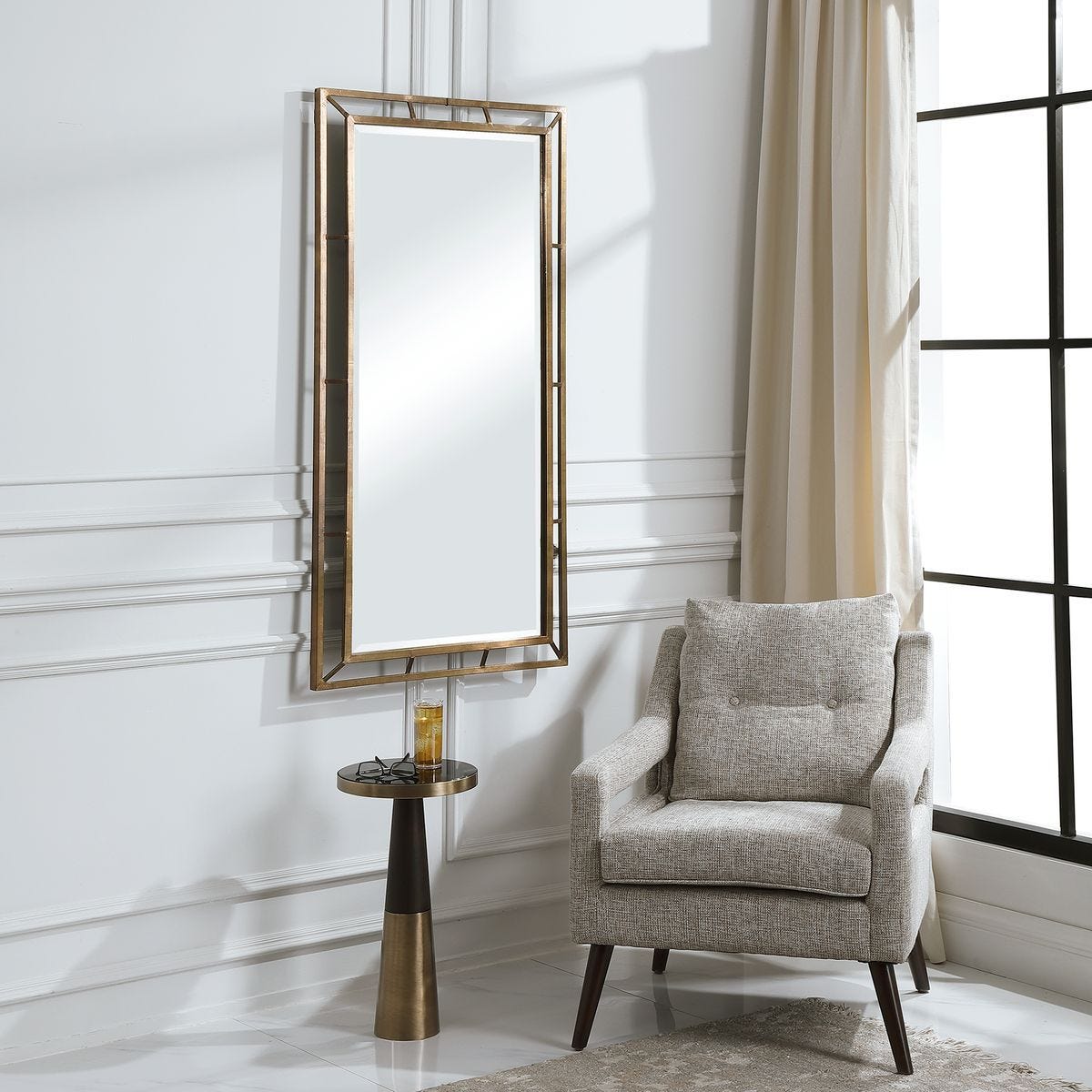 Farrow Mirror - elegant mirror for adding style and light to any room | Image 4 | InSTYLE Home & Rugs
