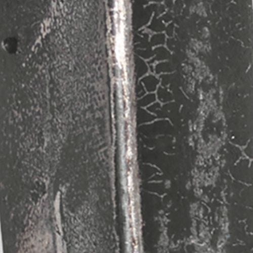 Taza Round Mirror, Distressed Black - modern mirror with sleek design for contemporary interiors | Image 7 | InSTYLE Home & Rugs