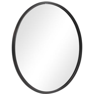 Belham Round Mirror - full-length mirror for creating the illusion of space and light | Image 4 | InSTYLE Home & Rugs
