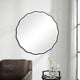 Aneta Round Mirror, Black