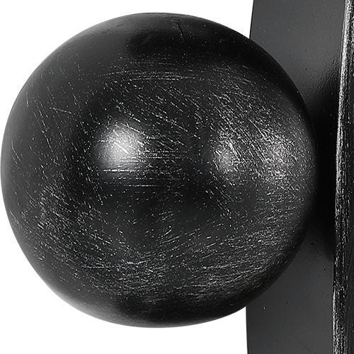 Cyra Round Mirror, Black - full-length mirror for creating the illusion of space and light | Image 10 | InSTYLE Home & Rugs