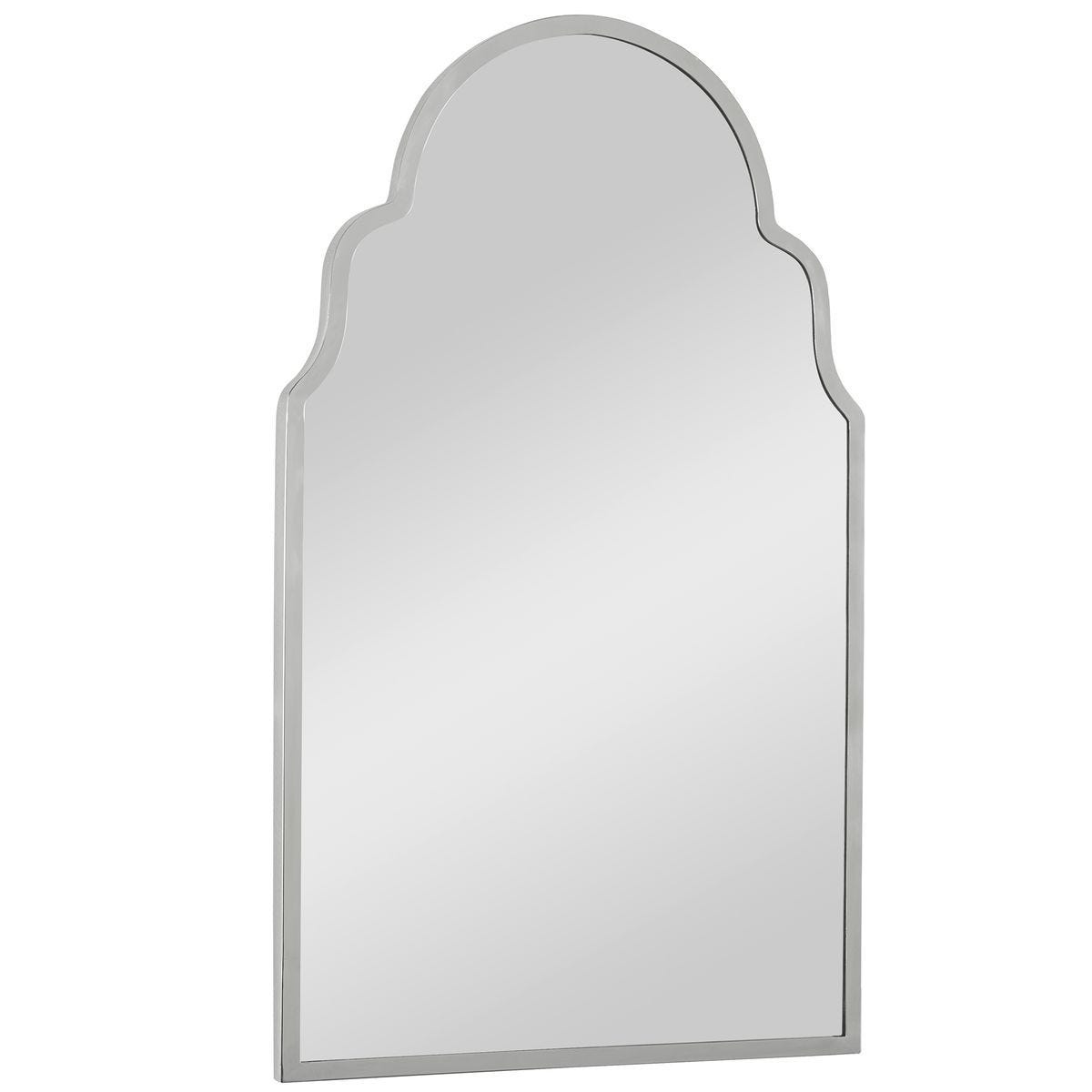 Brayden Arch Mirror, Nickel - available in various shapes, sizes, and frame styles | Image 3 | InSTYLE Home & Rugs