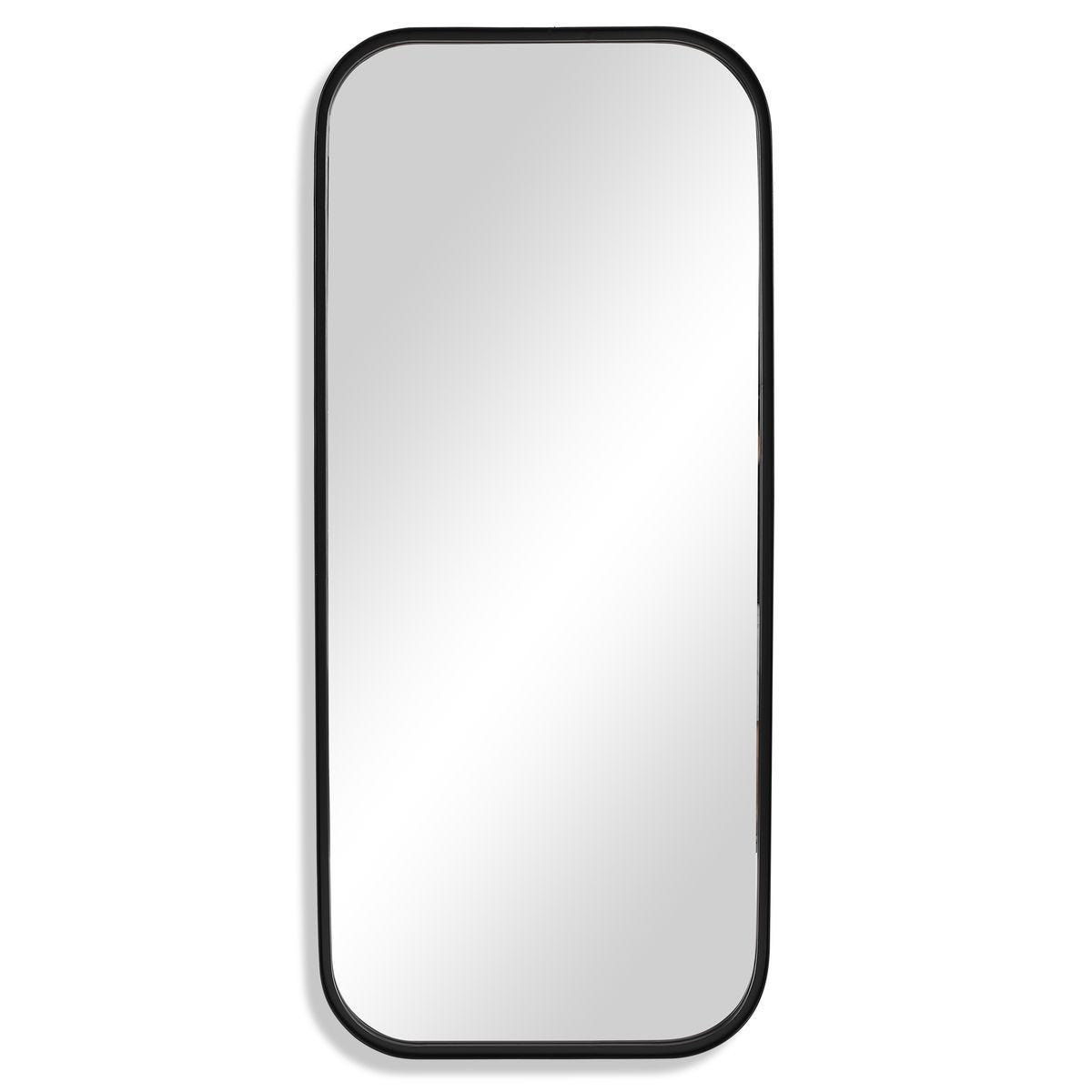 Concord Tall Mirror, Black - elegant mirror for adding style and light to any room | Image 2 | InSTYLE Home & Rugs