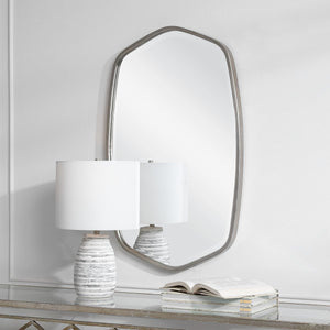 Duronia Mirror, Silver - elegant mirror for adding style and light to any room | Image 7 | InSTYLE Home & Rugs