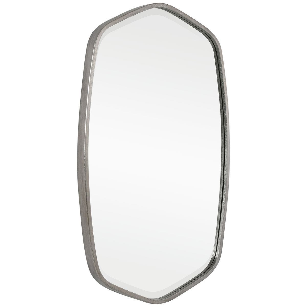 Duronia Mirror, Silver - elegant mirror for adding style and light to any room | Image 3 | InSTYLE Home & Rugs