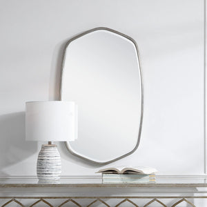 Duronia Mirror, Silver - elegant mirror for adding style and light to any room | Image 5 | InSTYLE Home & Rugs