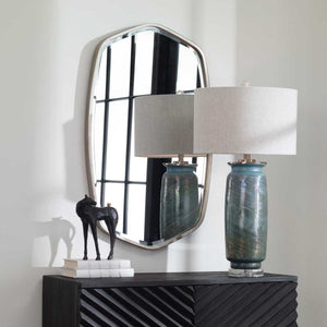 Duronia Mirror, Silver - elegant mirror for adding style and light to any room | Image 6 | InSTYLE Home & Rugs