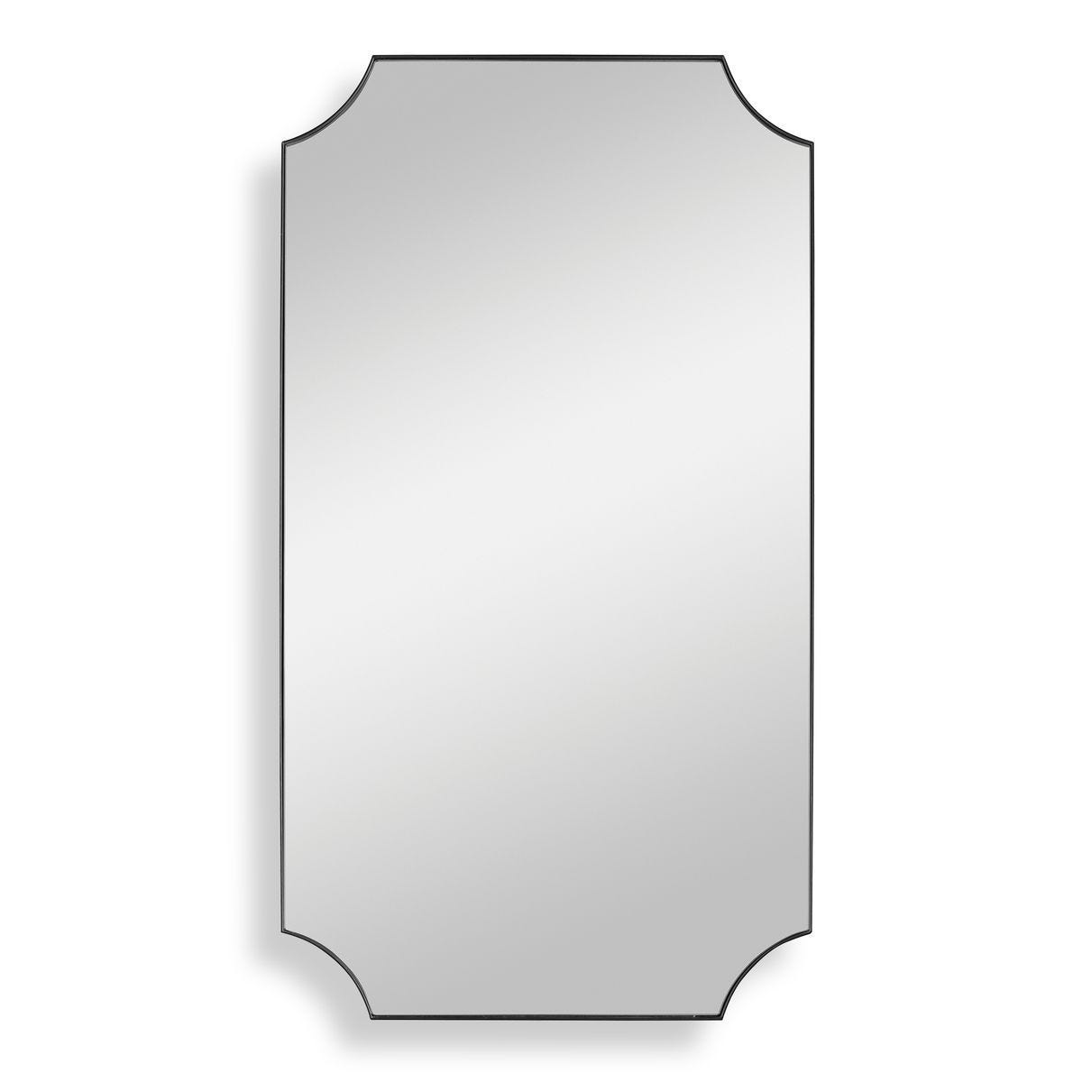 Lennox Mirror, Black - full-length mirror for creating the illusion of space and light | Image 2 | InSTYLE Home & Rugs