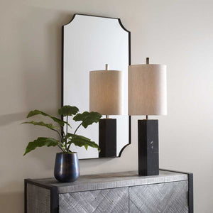 Lennox Mirror, Black - full-length mirror for creating the illusion of space and light | Image 3 | InSTYLE Home & Rugs