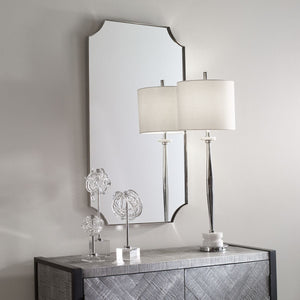 Lennox Mirror, Nickel - available in various shapes, sizes, and frame styles | Image 3 | InSTYLE Home & Rugs