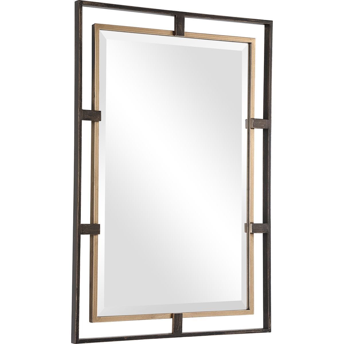 Carrizo Rectangle Mirror - full-length mirror for creating the illusion of space and light | Image 4 | InSTYLE Home & Rugs