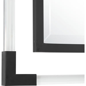 Balkan Mirror, Black - elegant mirror for adding style and light to any room | Image 4 | InSTYLE Home & Rugs