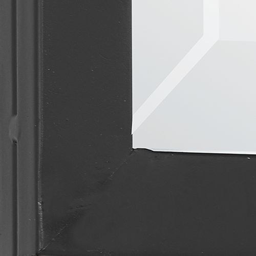 Balkan Mirror, Black - elegant mirror for adding style and light to any room | Image 6 | InSTYLE Home & Rugs