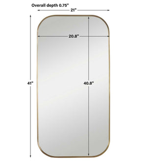 Taft Mirror, Brass - perfect for enhancing light and creating a sense of space | Image 7 | InSTYLE Home & Rugs