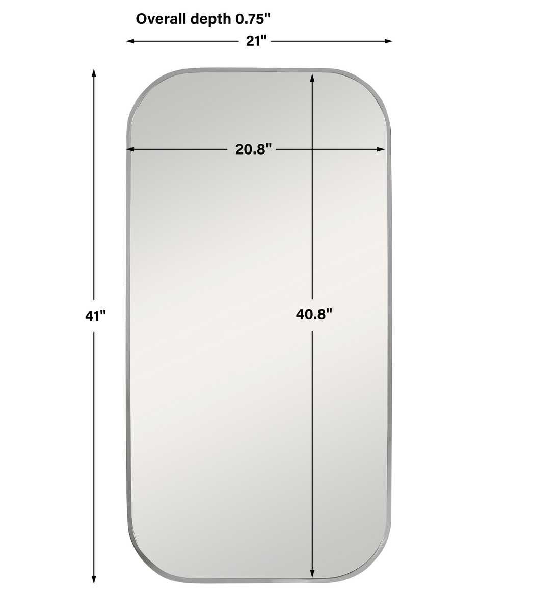 Taft Mirror, Polished Nickel - elegant and functional accent pieces for any room | Image 6 | InSTYLE Home & Rugs