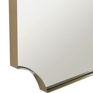 Lennox Mirror, Brass - elegant mirror for adding style and light to any room | Image 5 | InSTYLE Home & Rugs