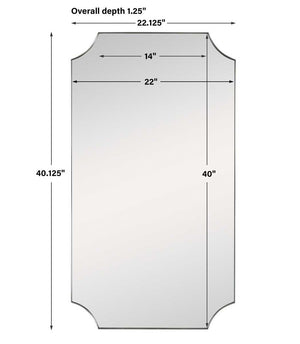 Lennox Mirror, Brass - elegant mirror for adding style and light to any room | Image 6 | InSTYLE Home & Rugs