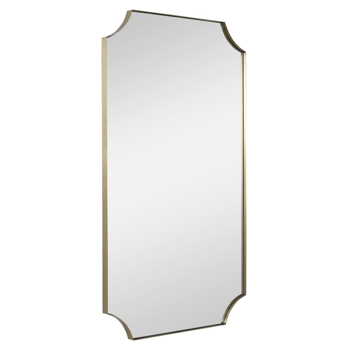 Lennox Mirror, Brass - elegant mirror for adding style and light to any room | Image 4 | InSTYLE Home & Rugs