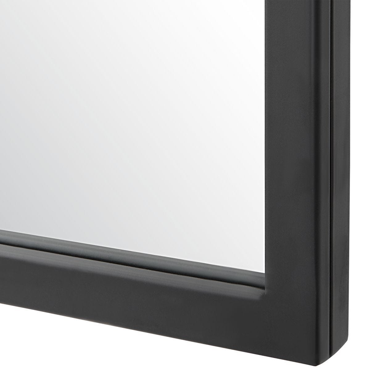 Kenitra Arch Mirror, Black - perfect for enhancing light and creating a sense of space | Image 3 | InSTYLE Home & Rugs