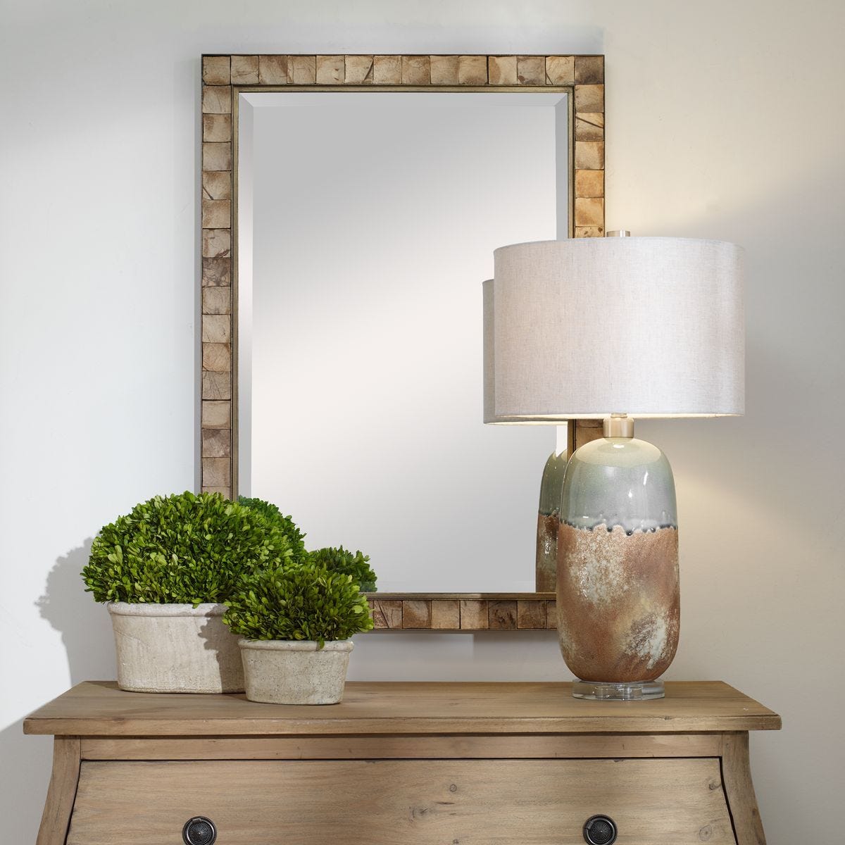 Cocos Mirror - elegant mirror for adding style and light to any room | Image 1 | InSTYLE Home & Rugs