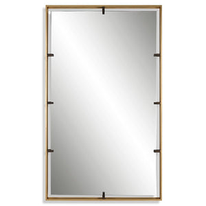 Egon Mirror, Gold - elegant mirror for adding style and light to any room | Image 2 | InSTYLE Home & Rugs