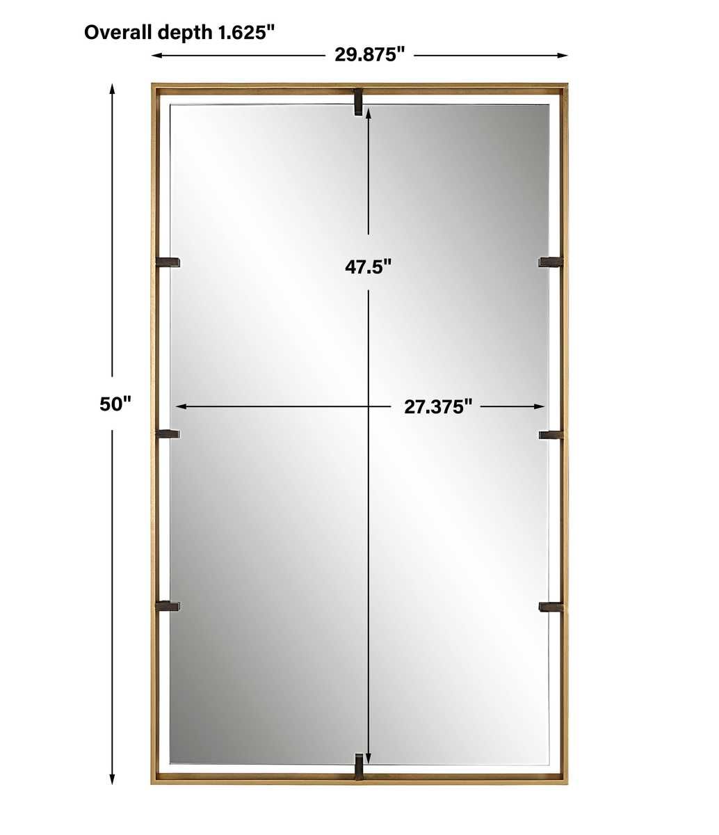 Egon Mirror, Gold - elegant mirror for adding style and light to any room | Image 6 | InSTYLE Home & Rugs