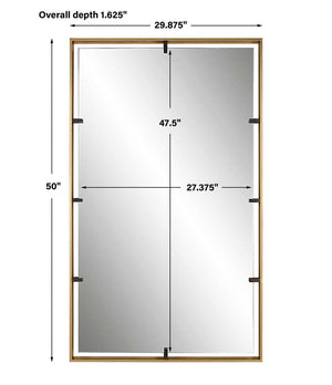 Egon Mirror, Gold - elegant mirror for adding style and light to any room | Image 6 | InSTYLE Home & Rugs