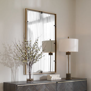 Egon Mirror, Gold - elegant mirror for adding style and light to any room | Image 5 | InSTYLE Home & Rugs