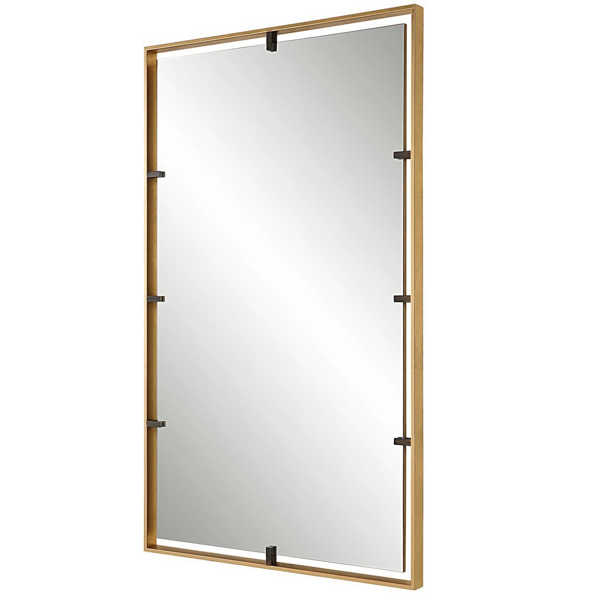 Egon Mirror, Gold - elegant mirror for adding style and light to any room | Image 3 | InSTYLE Home & Rugs