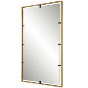 Egon Mirror, Gold - elegant mirror for adding style and light to any room | Image 3 | InSTYLE Home & Rugs